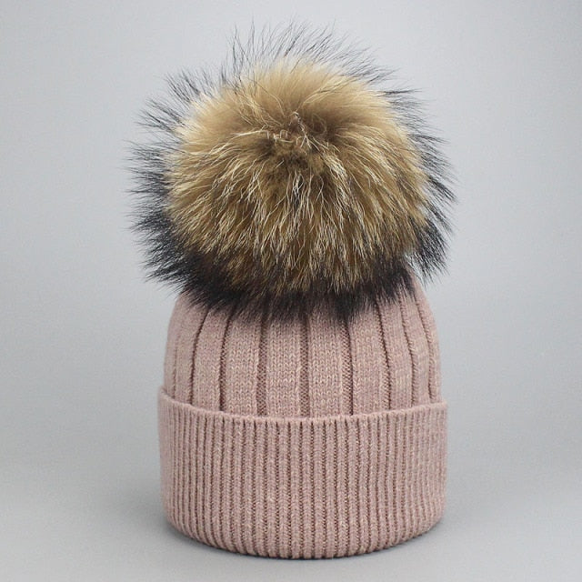 Fall/Winter Wool Beanie Cap