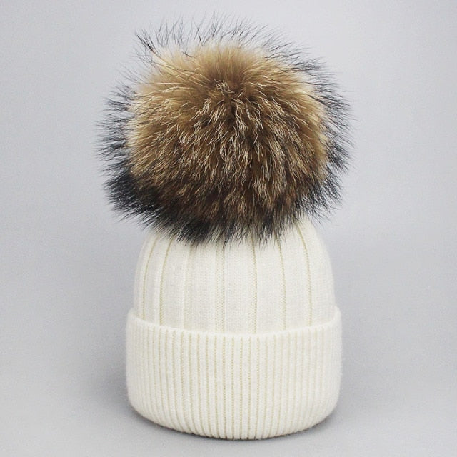 Fall/Winter Wool Beanie Cap
