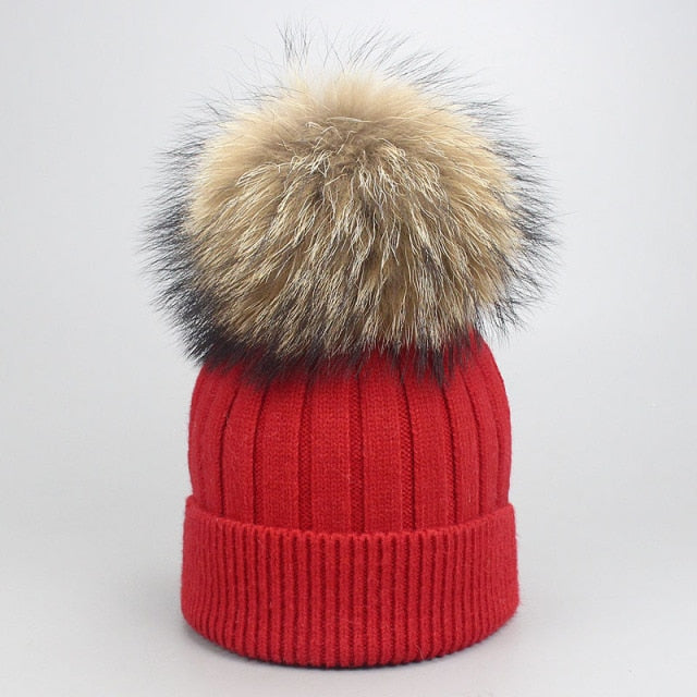 Fall/Winter Wool Beanie Cap