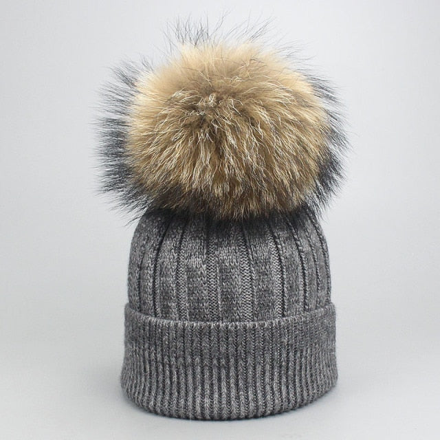 Fall/Winter Wool Beanie Cap