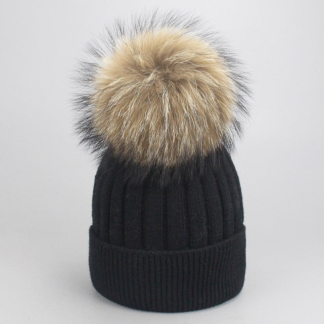 Fall/Winter Wool Beanie Cap