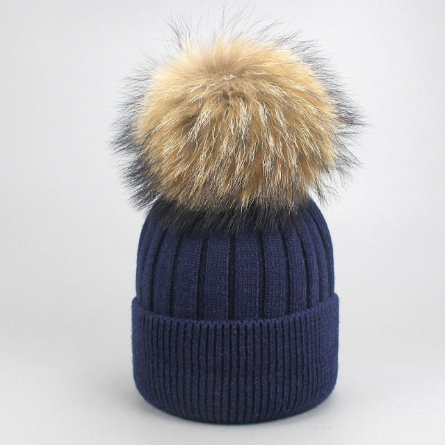 Fall/Winter Wool Beanie Cap
